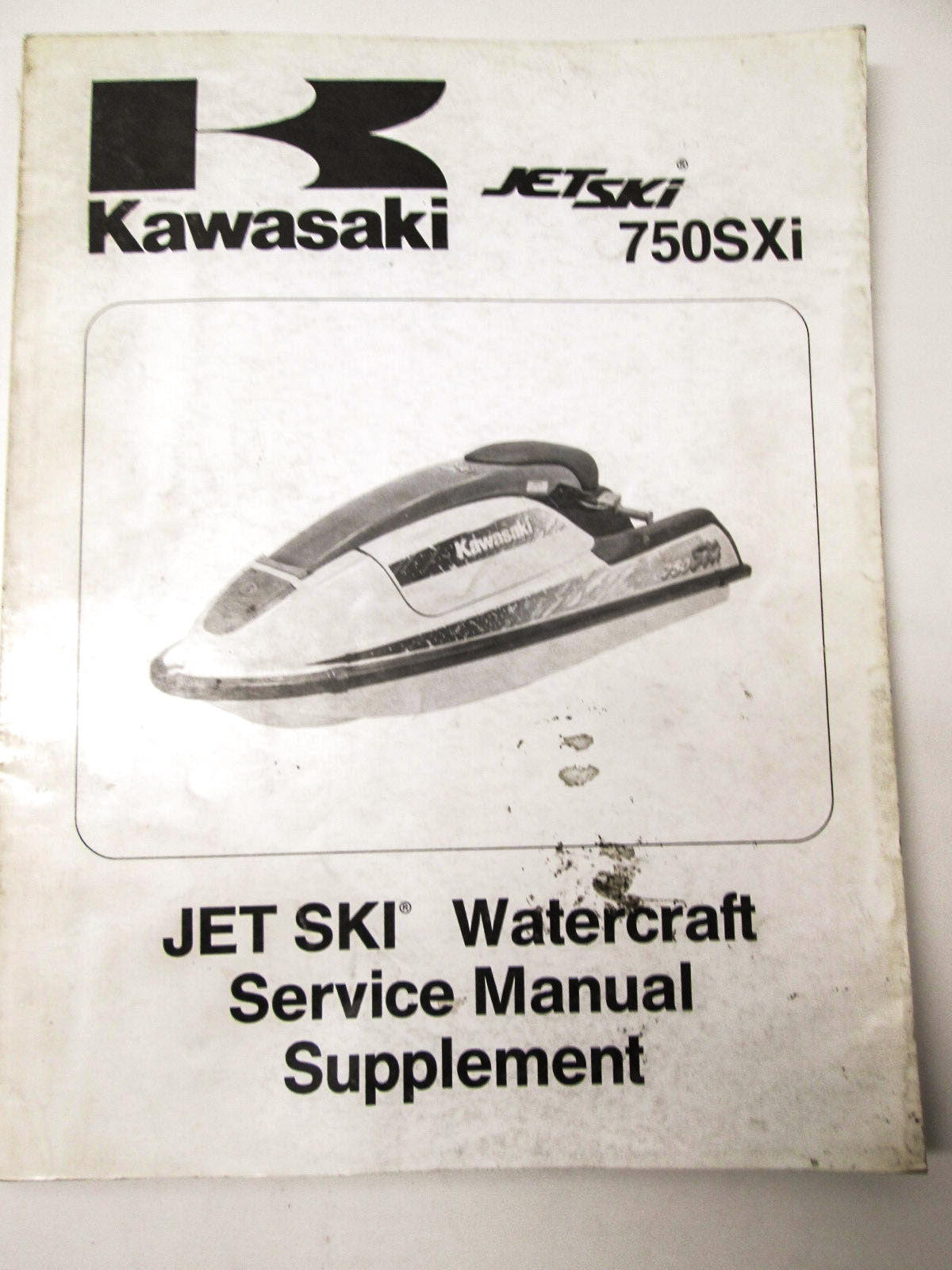 OEM Kawasaki 99924-1189-51 Service Manual Supplement JS750B