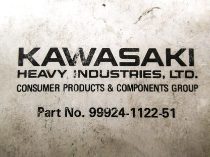 OEM Kawasaki 99924-1122-51 Service Manual Supplement JF650B