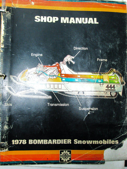 OEM Ski Doo 1978 Snowmobile Service Manual