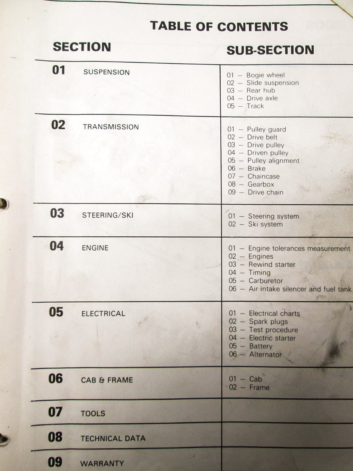 OEM Ski Doo 1978 Snowmobile Service Manual