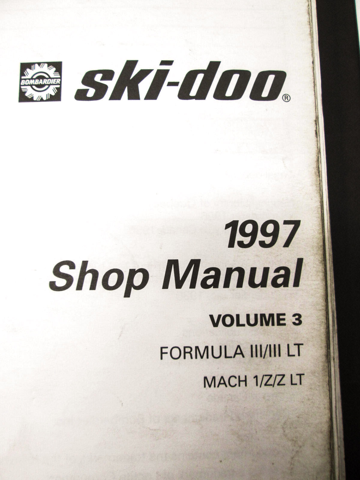 OEM Ski Doo 1997 Snowmobile Service Manual 484064702