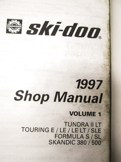 OEM Ski Doo 1997 Snowmobile Service Manual 484064700