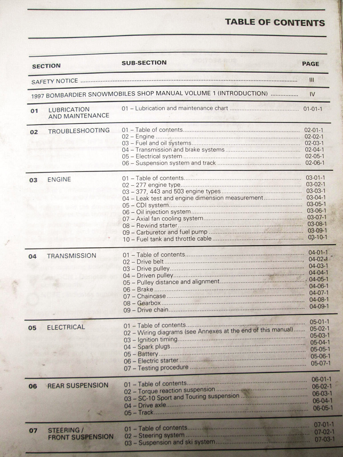 OEM Ski Doo 1997 Snowmobile Service Manual 484064700