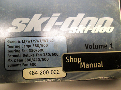 OEM Ski Doo 2001 Snowmobile Service Manual 484200022