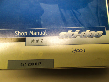 OEM Ski Doo 1998-2001 Mini Z Service Manual 484200017