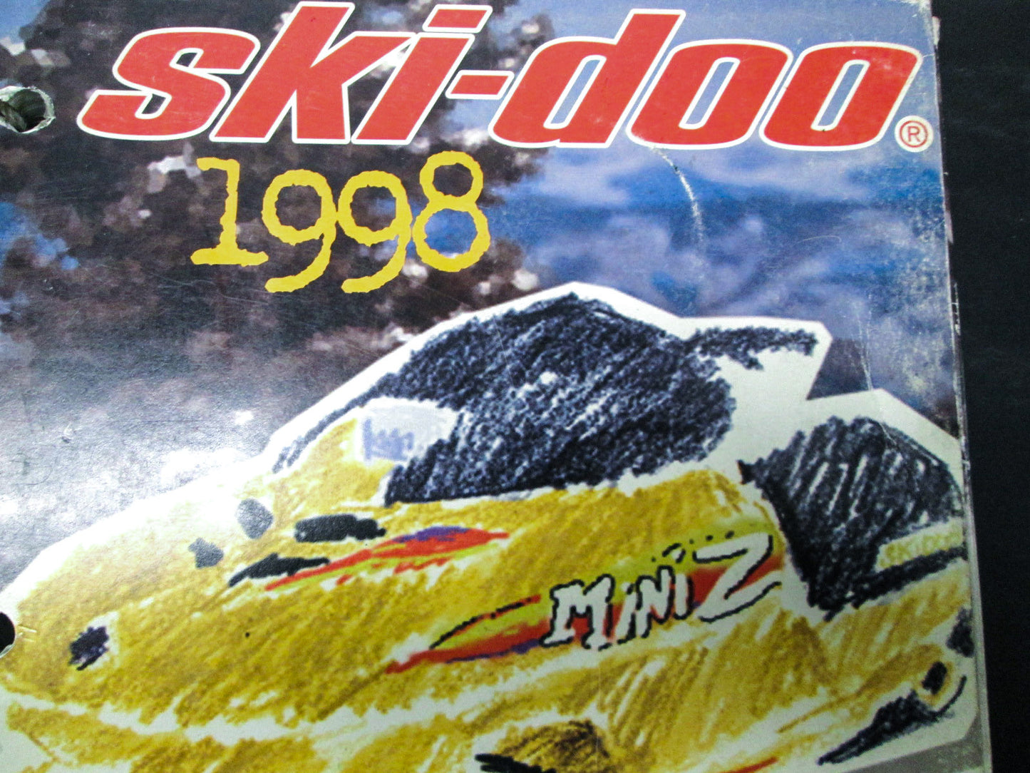 OEM Ski Doo 1998-2001 Mini Z Service Manual 484200017