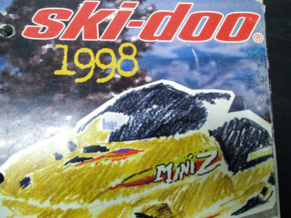 OEM Ski Doo 1998-2001 Mini Z Service Manual 484200017