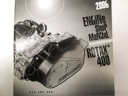 OEM Bombardier Rotav 400 Engine Service Manual 219100232