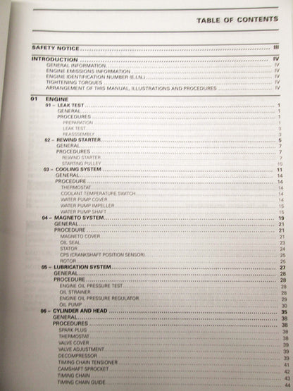 OEM Bombardier Rotav 400 Engine Service Manual 219100232