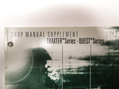 OEM Bombardier 2003 Traxter & Quest Service Manual 704100023