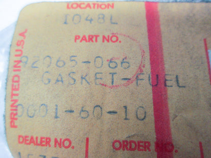 OEM Kawasaki 92065-066 Fuel Cock Joint Gasket NOS