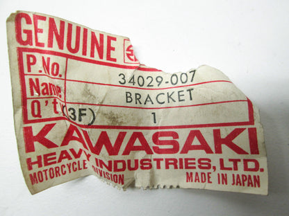 OEM Kawasaki 34029-007 Rear Footrest Bar Bracket NOS