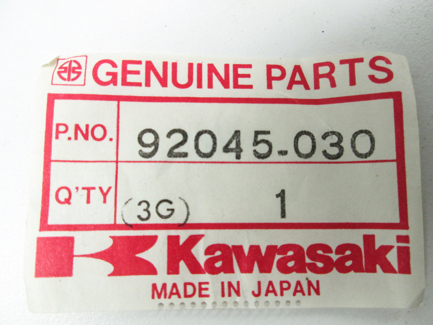 OEM Kawasaki 92045-030 Ball Bearing #6305 NOS