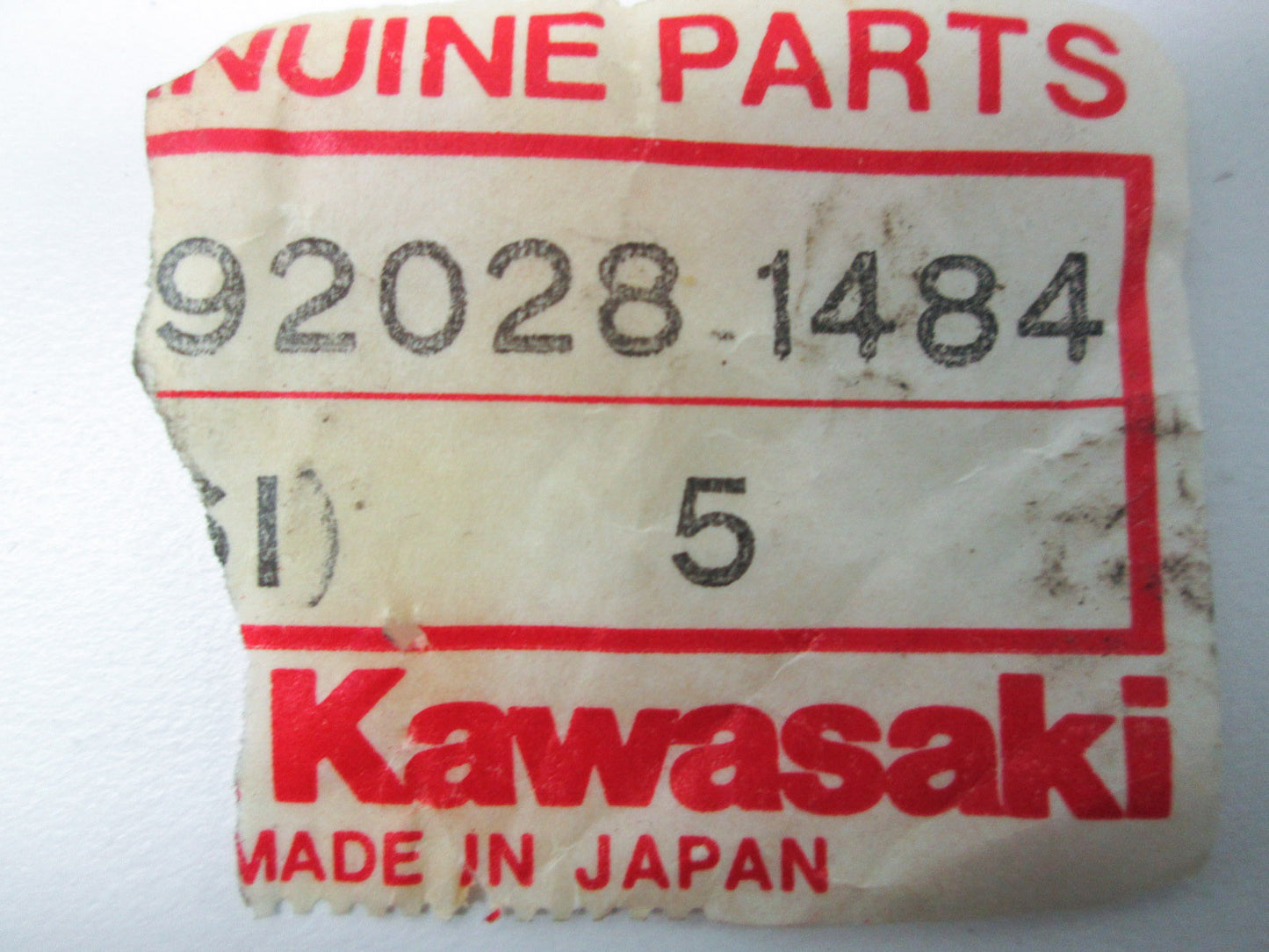OEM Kawasaki 92028-1484 Bushing NOS