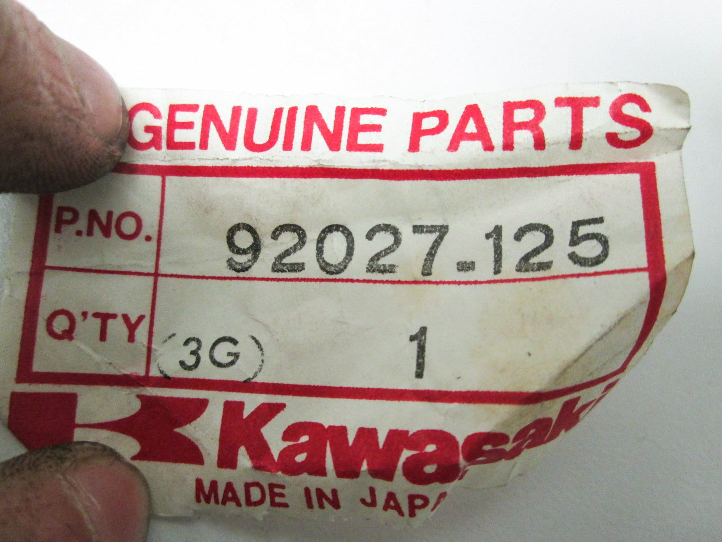 OEM Kawasaki 92027-125 Collar NOS