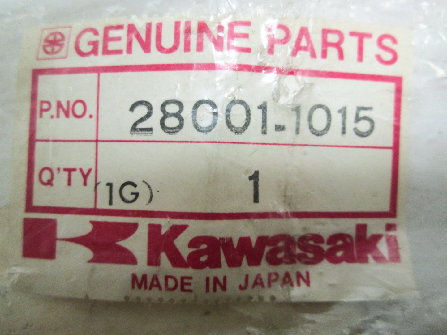 OEM Kawasaki 28001-1015 Front Reflector Assembly NOS