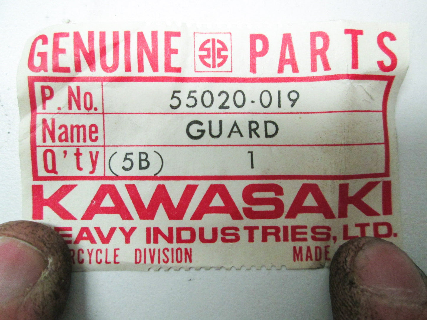 OEM Kawasaki 55020-019 Chain Guard NOS