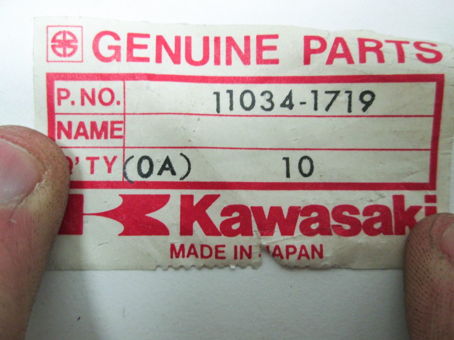 OEM Kawasaki 11034-1719 Head Lamp Body Bracket NOS