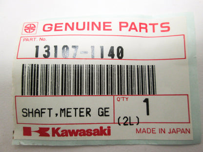 OEM Kawasaki 13107-1140 Meter Gear Shaft NOS