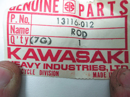 New OEM Kawasaki 13116-1021 Clutch Push Rod NOS