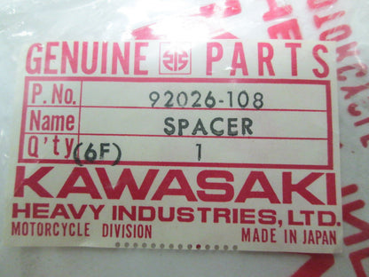 OEM Kawasaki 92026-108 Rear Hub Spacer NOS