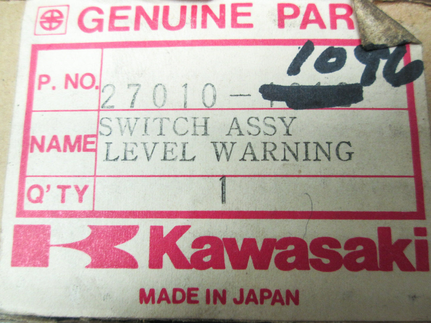 OEM Kawasaki 27010-1096 Fuel Level Switch NOS