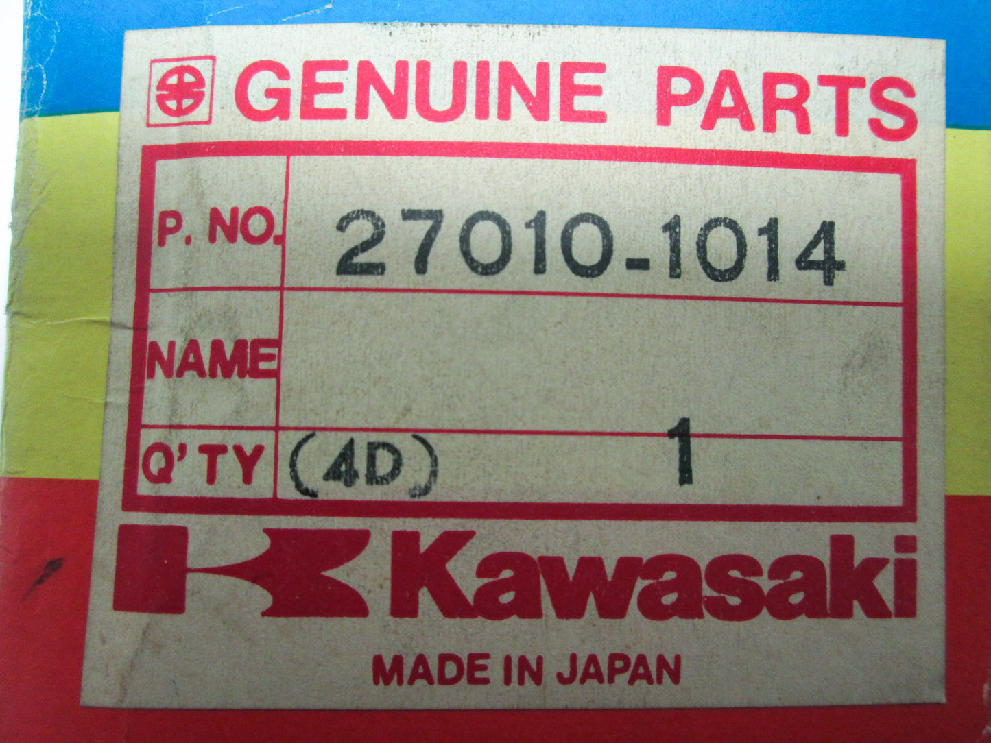 OEM Kawasaki 27010-1014 Magnetic Switch NOS