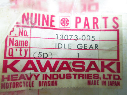 OEM Kawasaki 13073-005 Kickstarter Idle Gear NOS