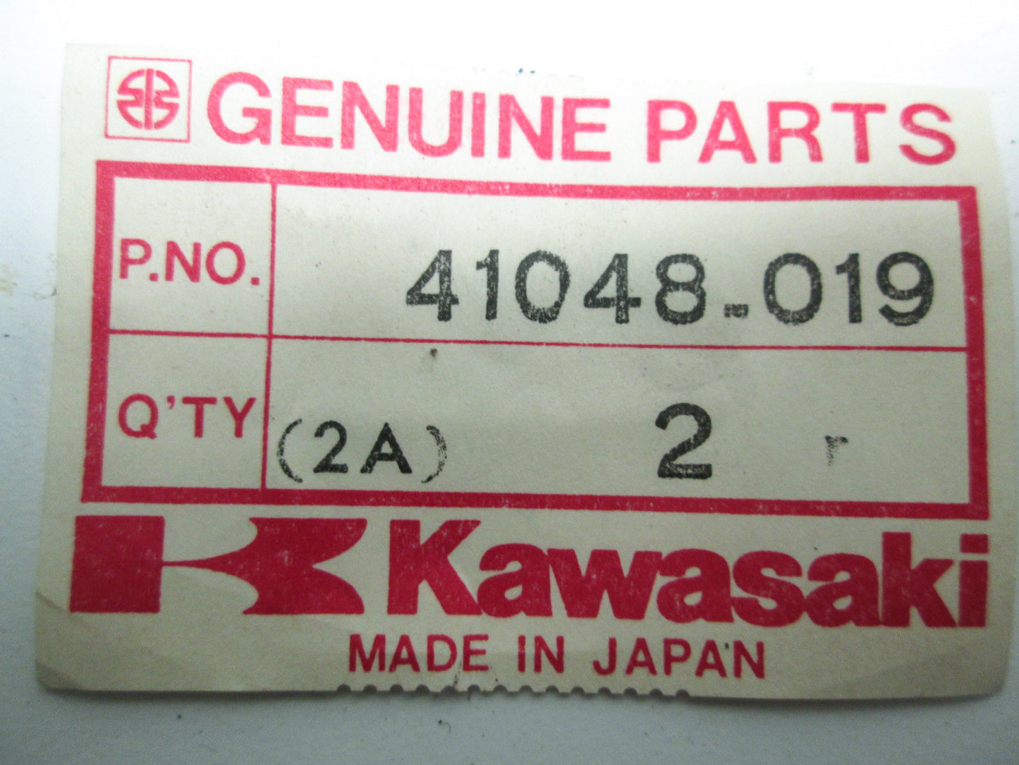 OEM Kawasaki 41048-019 Brake Shoe Qty 2