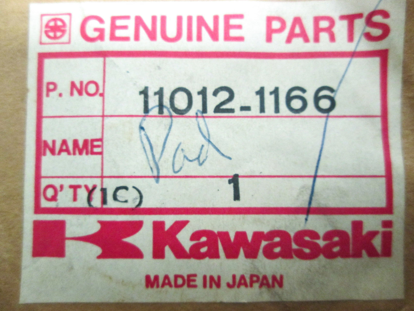 OEM Kawasaki 11012-1166 Contact Breaker Cap NOS