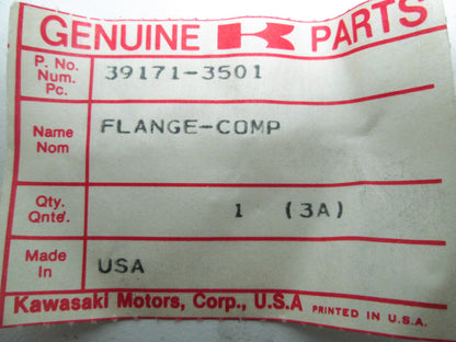 NEW OEM Kawasaki Bearing Flange Snowmobile 78-79 Intruder 39171-3501 NOS