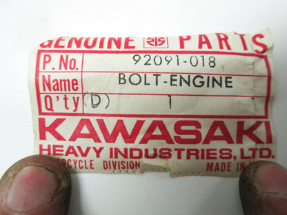 OEM Kawasaki 92091-018 Bolt 10X237 NOS