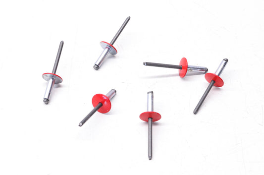 Aftermarket 390909800 Red Pop Rivets 3/16 Qty 6 NOS