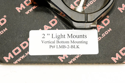Modquad LMB-2-BLK Light Mount Verticle Bottom Black NOS