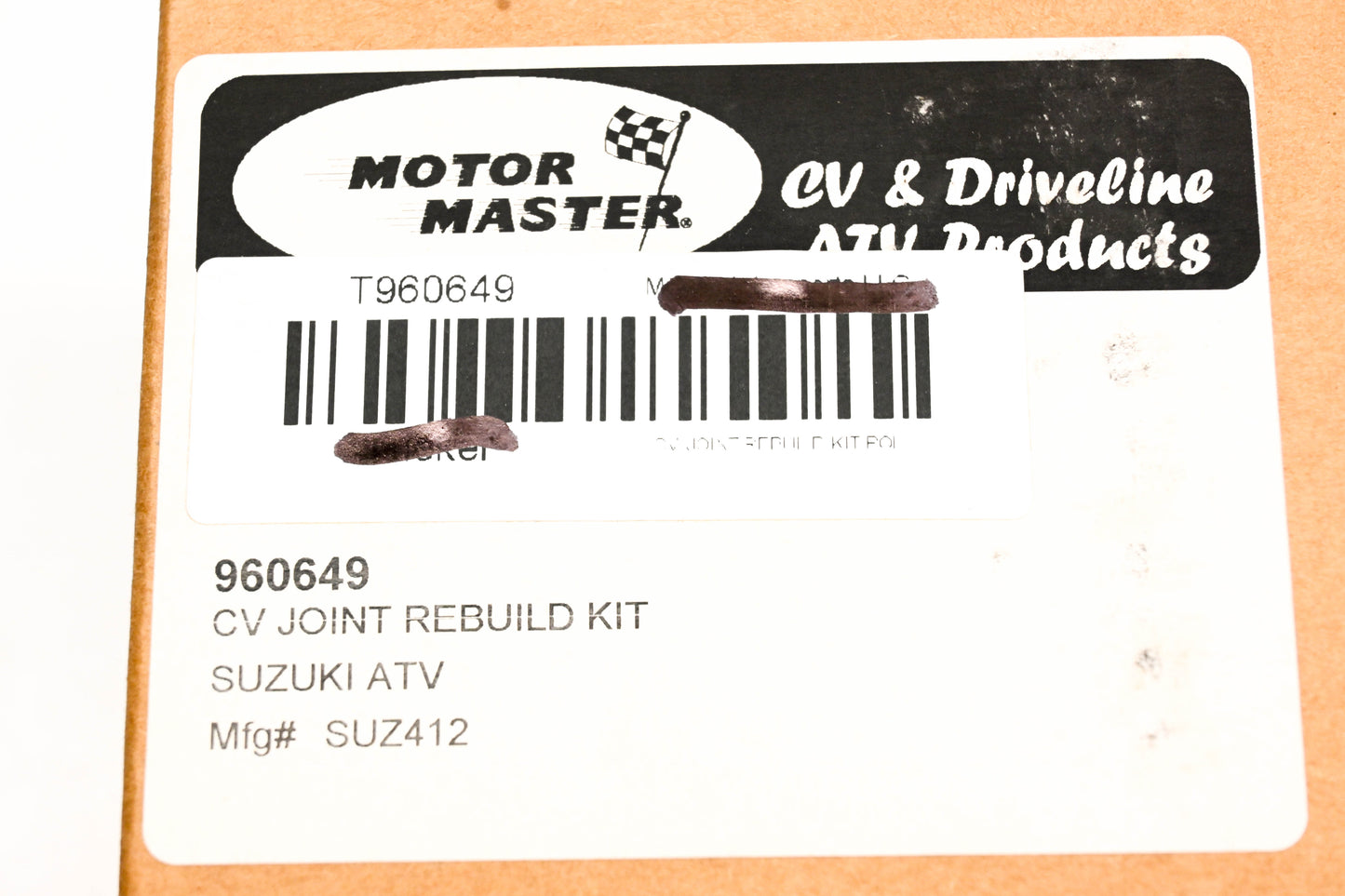 Motor Master SUZ412 CV Joint Rebuild Kit Polaris NOS