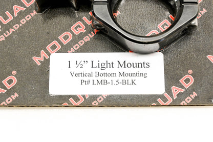 Modquad LMB-1.5-BLK Light Mount Verticle Bottom Black NOS