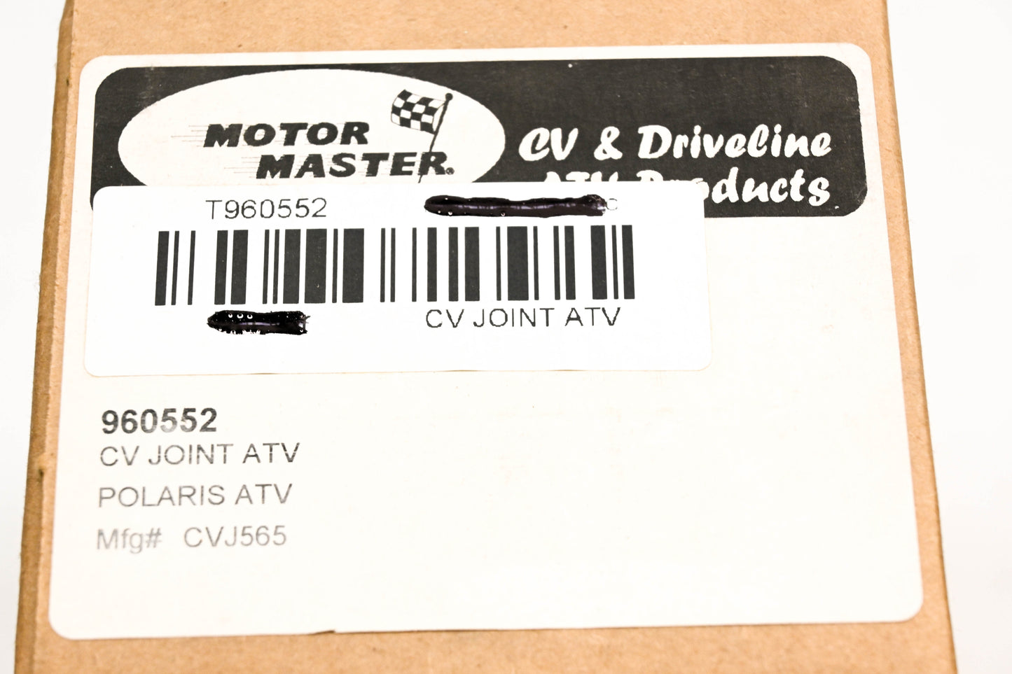 Motor Master CVJ565 CV Joint ATV NOS