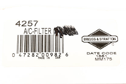 OEM Briggs & Stratton 4257 Air Filter NOS