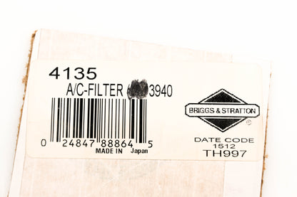 OEM Briggs & Stratton 4135, 3940 Air Filter NOS