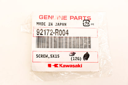 OEM Kawasaki 92172-R004 Screw 5x15 NOS