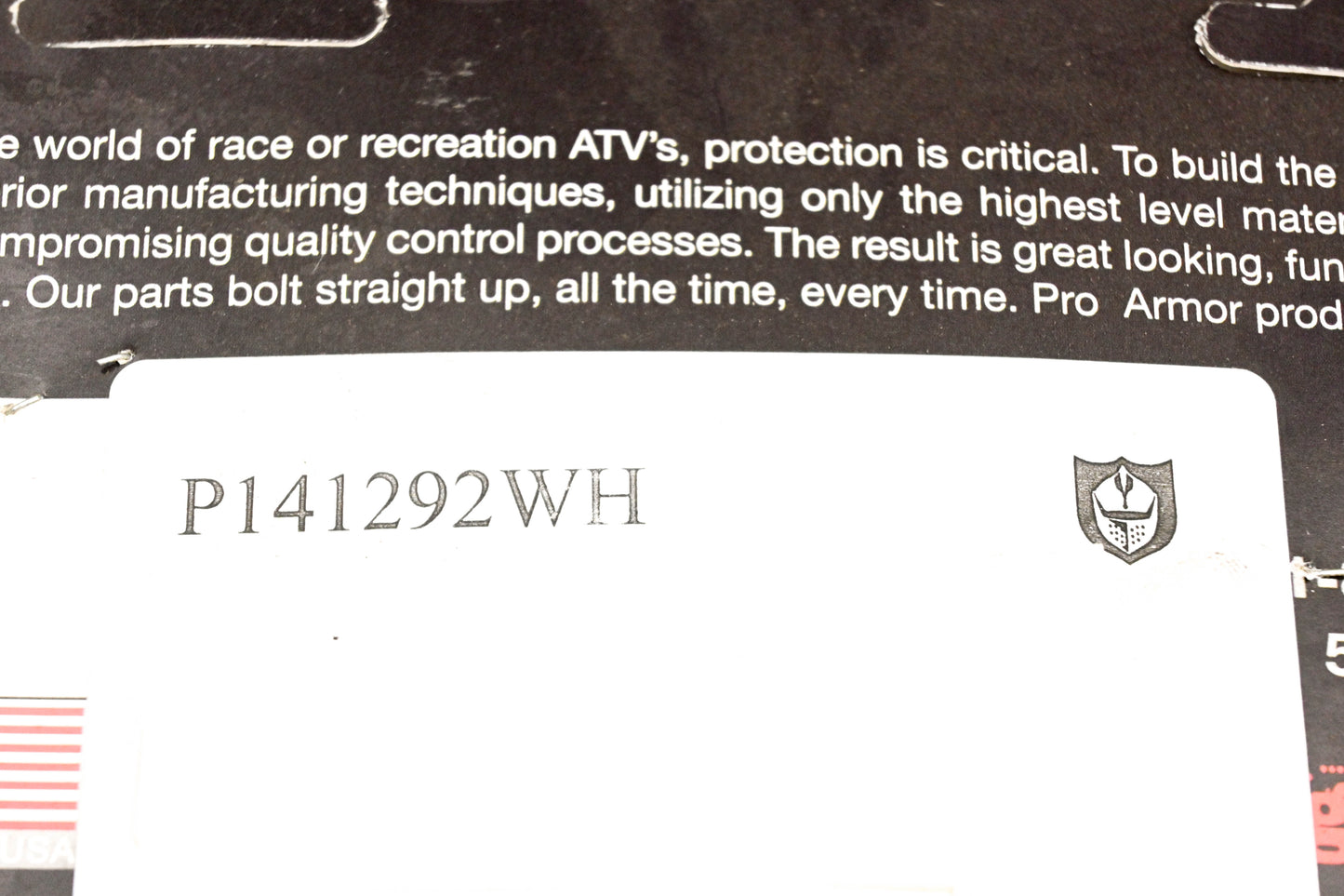 Pro Armor P141292WH Soft Top Sport Black/White NOS