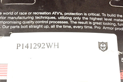 Pro Armor P141292WH Soft Top Sport Black/White NOS