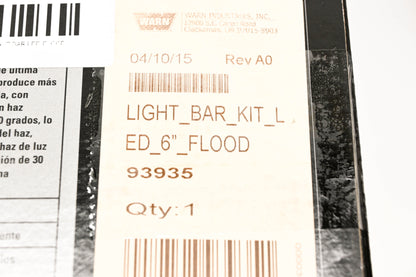 Warn 93935 6" Light Bar Led Flood NOS