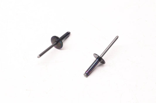 Aftermarket 293150100 3/16" Black Pop Rivet Qty 2 NOS