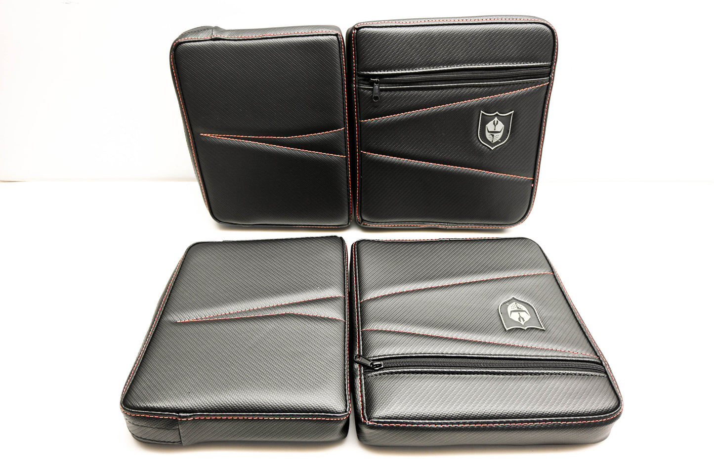 Pro Armor P144054OR Door Knee Pads W/Storage Black Orange NOS