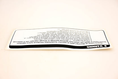 Aftermarket 219900276 Warning Decal NOS