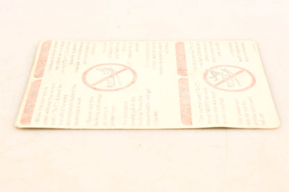 Aftermarket 516002744, 2011-1 Warning Decal NOS