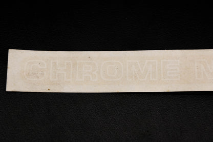 Aftermarket 414910100 Chrome Moly Decal NOS