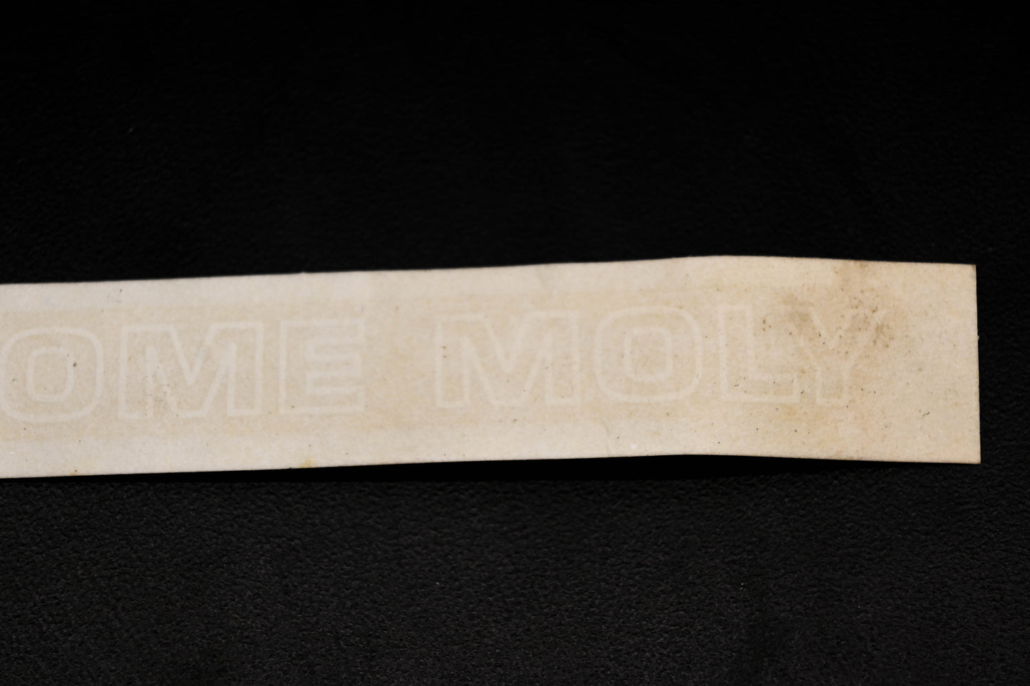 Aftermarket 414910100 Chrome Moly Decal NOS