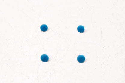 Aftermarket 293000021 Teal Snap Caps Qty 4 NOS